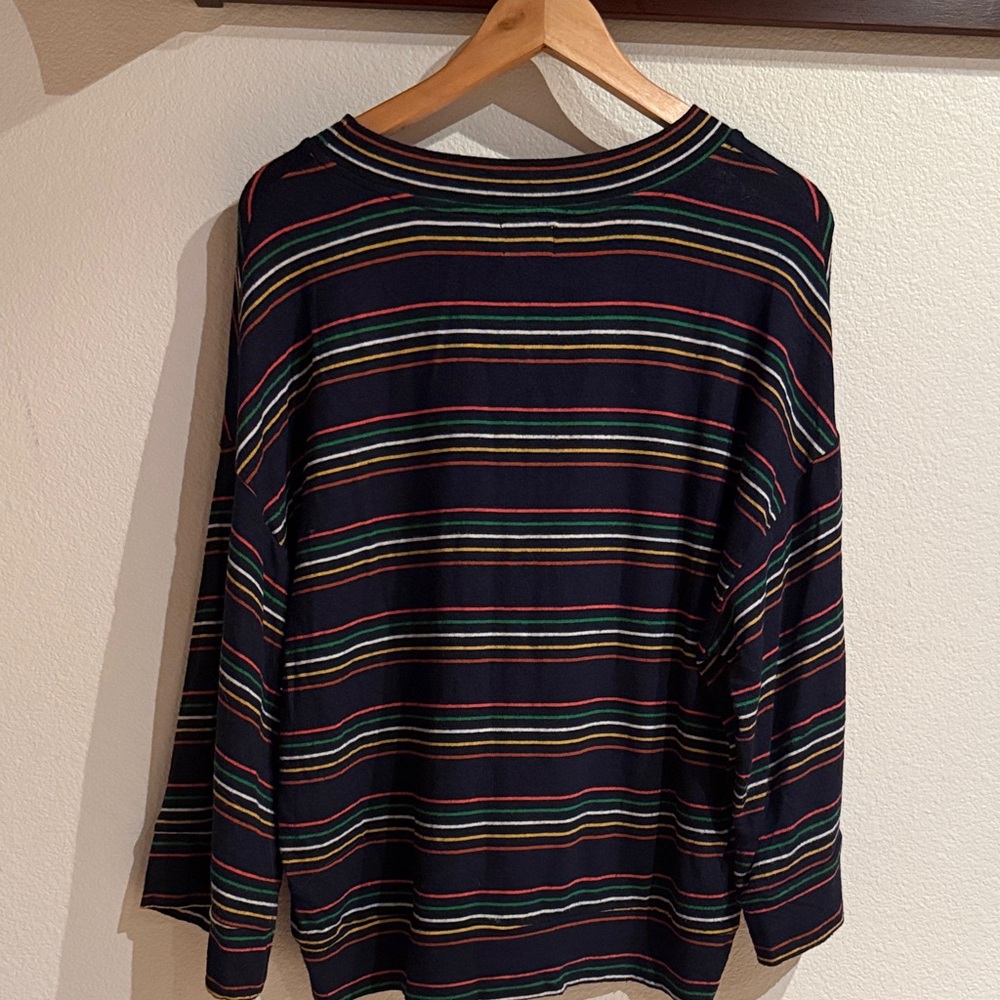 Sundry Multicolor Striped Pullover Sweatshirt/Swe… - image 3